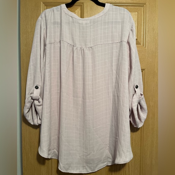 Maurice's Pink Patterned Famous Blouse - Picture 4 of 8